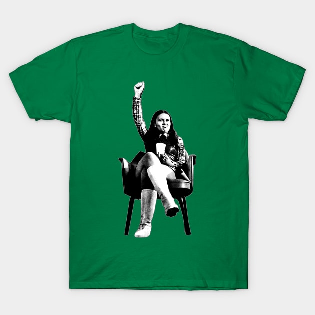 Bernadette Devlin McAliskey / Retro Graphic Artwork T-Shirt by feck!